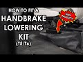 HOW TO FIT A VW T5/T6 HANDBRAKE LOWERING KIT | Brand new Combe Valley Campers Product!