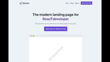 Next JS Landing Page Template built with React TypeScript and styled with Tailwind CSS
