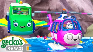 vehicle triathlon challenge gecko s garage kids cartoons