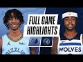 GRIZZLIES at TIMBERWOLVES | FULL GAME HIGHLIGHTS | December 12, 2020