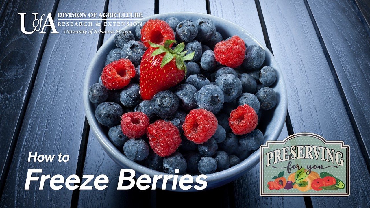 How to Freeze Berries - Preserving For You