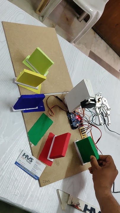 Colour Sorting Pick and Place Robotic ARM Using Arduino UNO, TCS34725 ...
