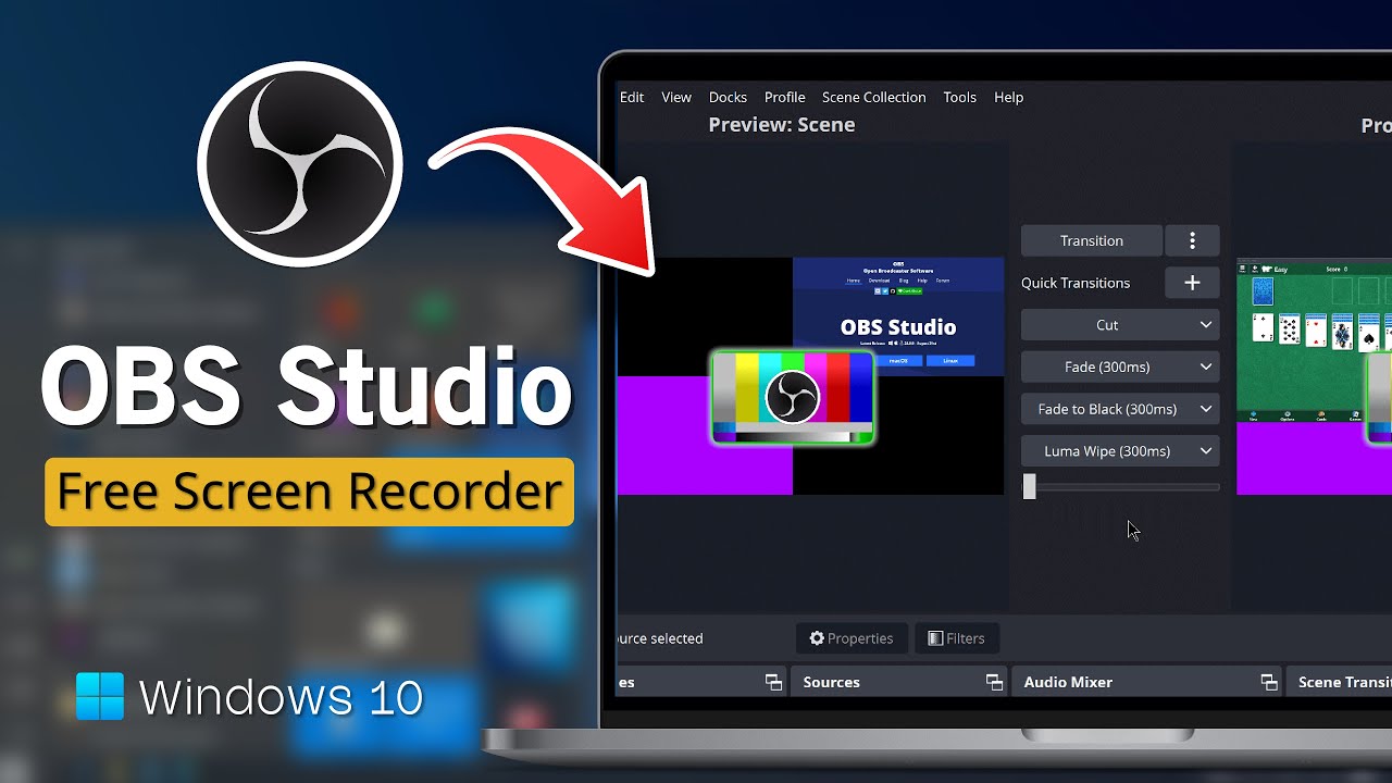 How to Install OBS Studio on Windows 10 PC | Free Screen Recorder
