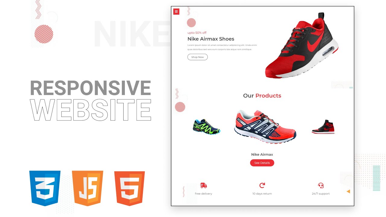 Footwear Website Template for Online Shoe Store - MotoCMS