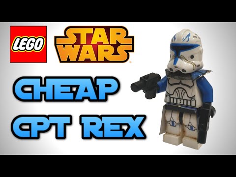 How to make a CHEAP LEGO Phase 2 CAPTAIN REX Minifigure (2020) 