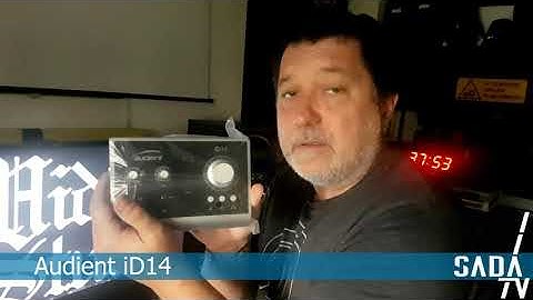 Audient iD14 unboxing