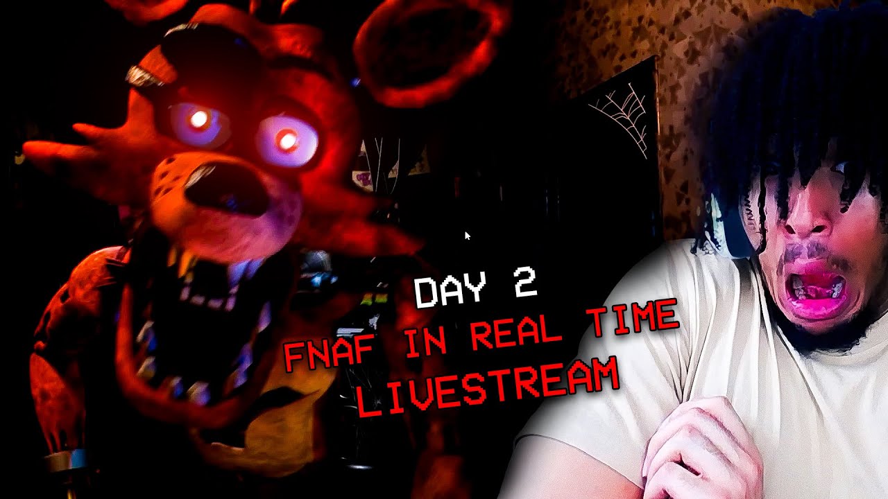FNAF IN REAL TIME PART 2 LIVE! (FULL LIVESTREAM) - YouTube
