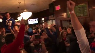 Compilation of Bills Fans Reactions to Going to Playoffs For First Time Since 1999