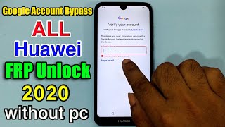 All Huawei FRP Unlock 2020/Huawei Google Account Bypass Android/EMUI 10.0./NO SIM DATA/New Method || screenshot 5