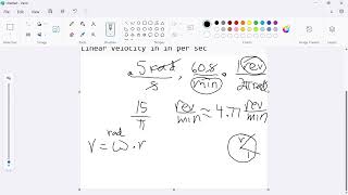 Angular Velocity and Linear Velocity