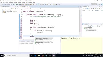 Java program to find LCM and GCD  of two numbers (find correct code at the end of this video)