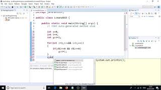 Java program to find LCM and GCD  of two numbers (find correct code at the end of this video)