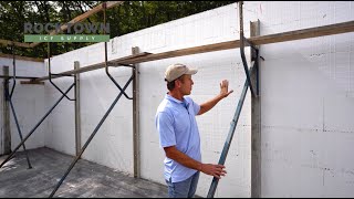 How to Brace for an ICF Pour - Rocktown ICF BuildBlock Insulated Concrete Forms