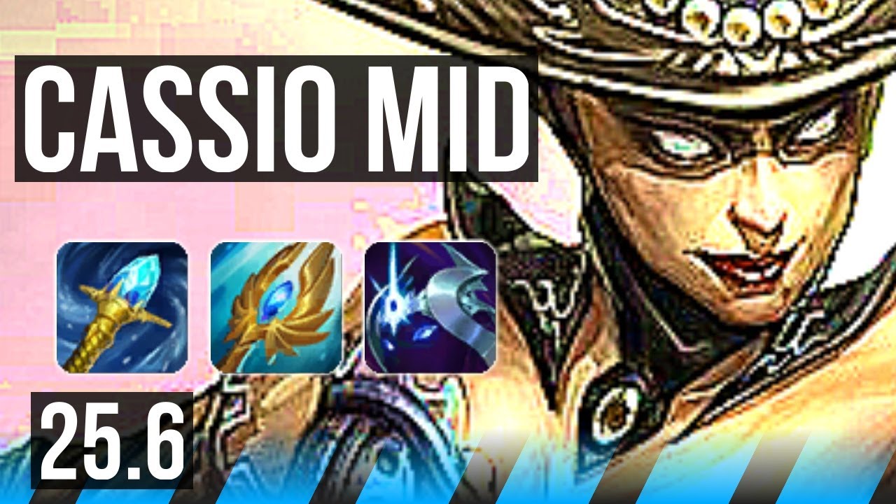 CASSIOPEIA vs ORIANNA (MID) | EUW Master | 25.6