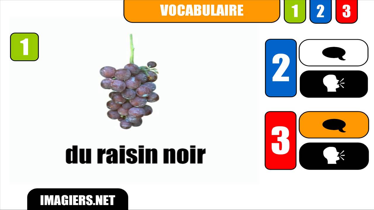 How to pronounce in French du raisin noir YouTube