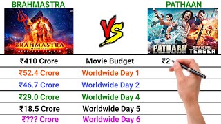 Pathaan vs Brahmastra Box Office Collection Day 6, Pathaan Day 6 Worldwide Collection, Shahrukh Khan