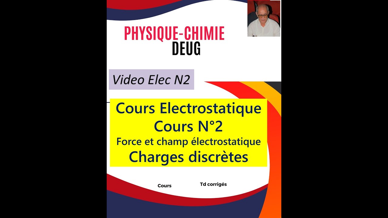 Cours N°2 : champ électrostatique crées par une distribution discrète (DEUG)