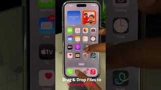 Drag and Drop Files to Messenger App - iPhone Introduced Drag and Drop Feature