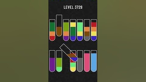 water sort puzzle level 3729