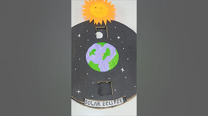 Solar and lunar eclipse model for school project #scienceproject