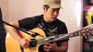 Video thumbnail of "Almost Is Never Enough (Ariana Grande) - Solo Acoustic Fingerstyle Guitar - Andrew Chae"