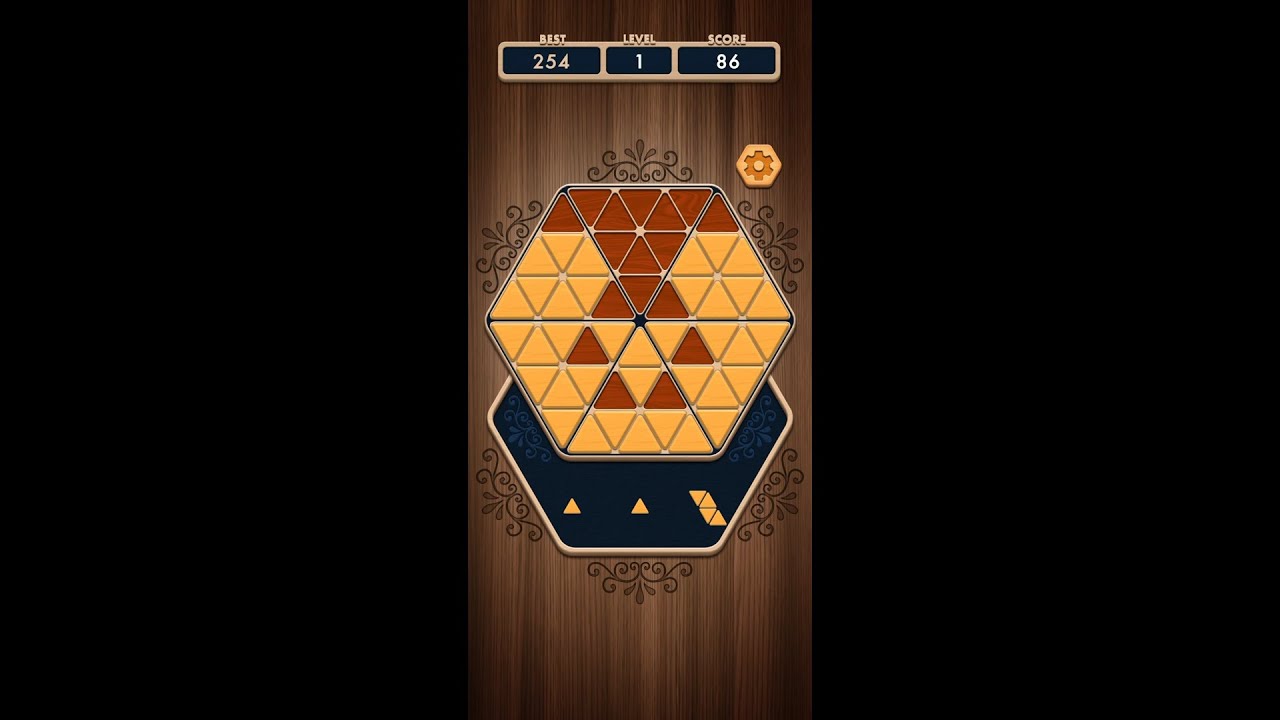 Woody Poly (-by Athena Studio) - free offline block puzzle game for Android and iOS - gameplay.