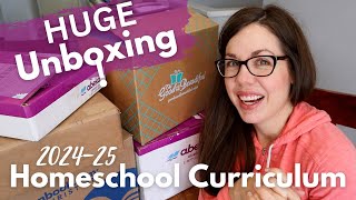 HUGE Homeschool Curriculum Unboxing II Abeka, The Good and The Beautiful, IEW, Christian Book