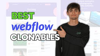 Best Webflow Cloneable Templates: Top 5 FREE Templates for 2023