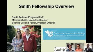 Smith Fellows Pre-Proposal Webinar, Tuesday