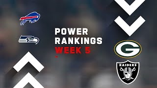 NFL Week 5 Power Ranking Reaction Show