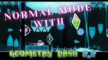 Normal mode with Checkpoint in Geometry Dash 2.2