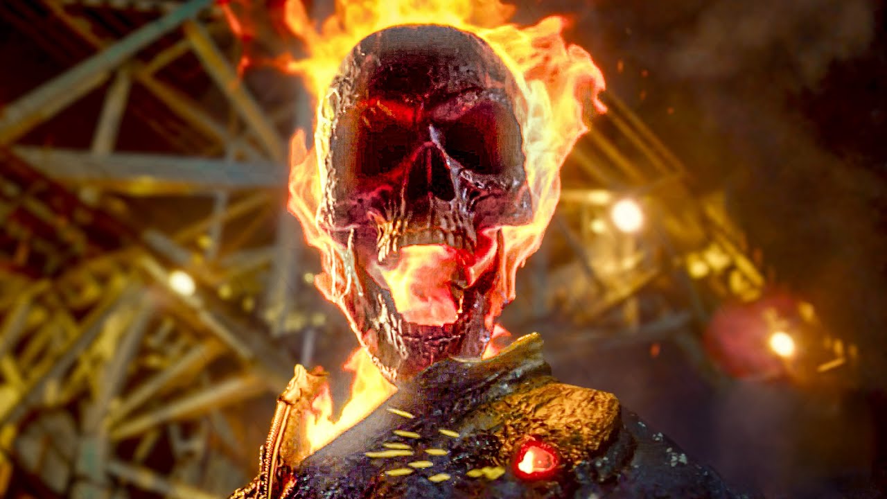 Ghost Rider Hellfire Manipulation The HELLFIRE Construction Machine Attack | Ghost Rider: Spirit of ...