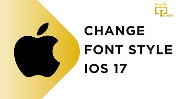 How to Change Font Style on iPhone In iOS 17 | Change Fonts On iPhone & iPad In iOS 17