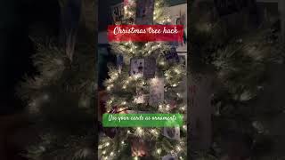 Christmas tree hack for busy moms with little kids #momlife #christmas