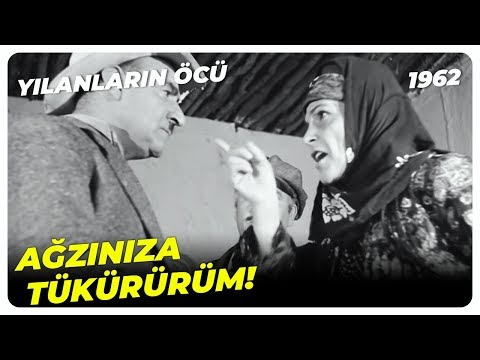 Yılanların Öcü - Irazca Muhtar'a Sert Konuştu! | Nurhan Nur Fikret Hakan Yeşilçam Filmi