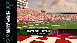 Baylor vs Utah | 2024 Season | EA Sports NCAA Football 14 Exhibition Game