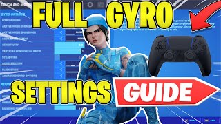 FULL GYRO CONTROLLER GUIDE | Building and Editing Tips | Best Settings!