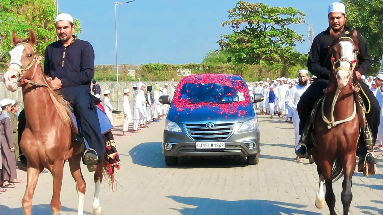 Grand Welcome of Shekh Harak | in Jamia Hansot | 