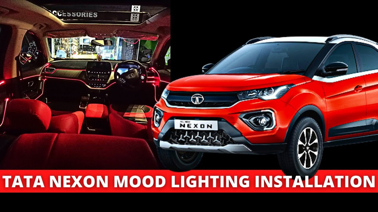 Tata Nexon Ambient Mood Lighting modification Born Creator YouTube