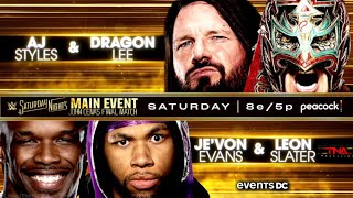AJ Styles & Lee vs Je'Von Evans & Leon Slater | Saturday Night Main Event Dec 13, 2025 (Part 1)