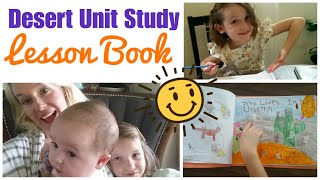 HOW WE STUDIED THE DESERT | Unit Study | Hands on habitat & lesson book