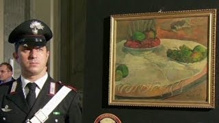Stolen French paintings found 40 years later