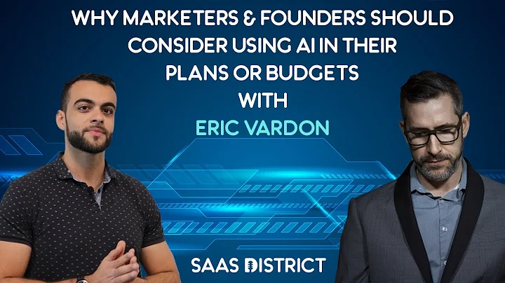 Why Marketers & Founders Should Consider Using AI In Their Marketing Plan | With Eric Vardon