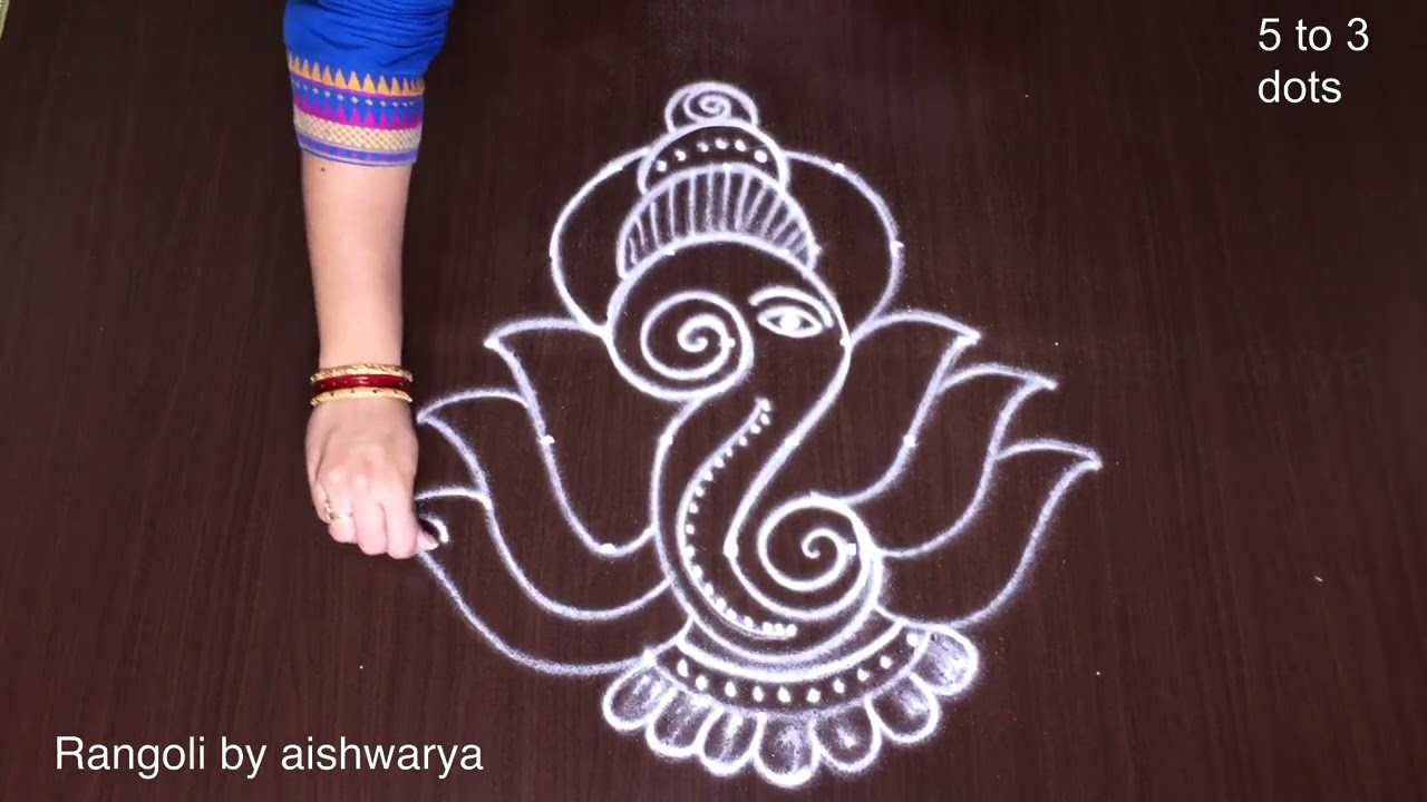 Ganesh Chathurthi Kolam
