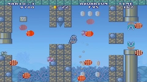 [Mario Worker]: My "Aquarium F95" created level!