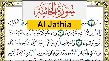 سورة الجاثية Surah Al Jathia عبد الرشيد صوفي Abd Alrashid Sofi برواية حفص عن عاصم