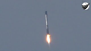 SpaceX - AX2 - Launch Into Clouds &amp; Land  05-21-2023