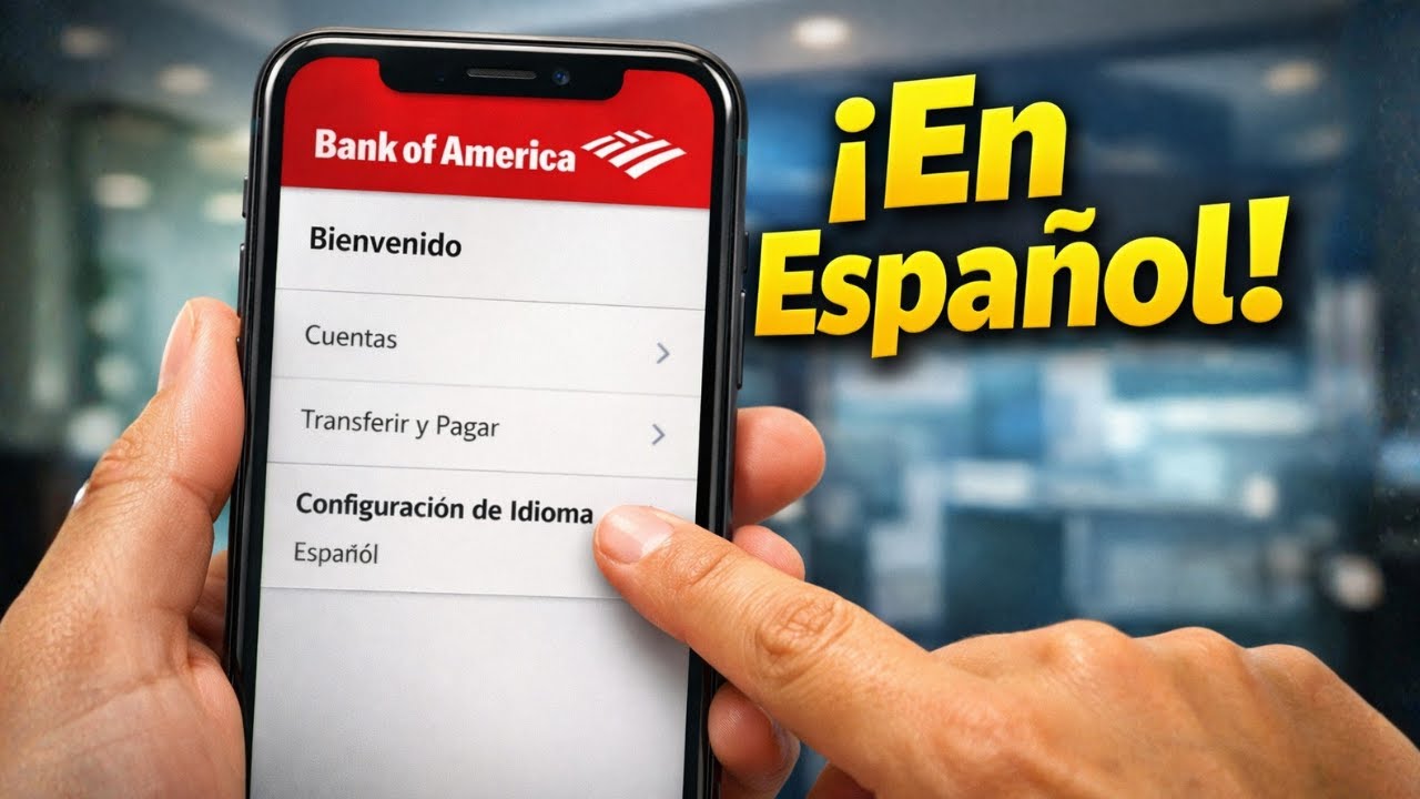 Cómo PONER en ESPAÑOL la App de BANK of AMERICA (Nuevo Método 2026