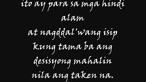 Huwag na lang kaya By:TrueFaith (w/Lyrics)