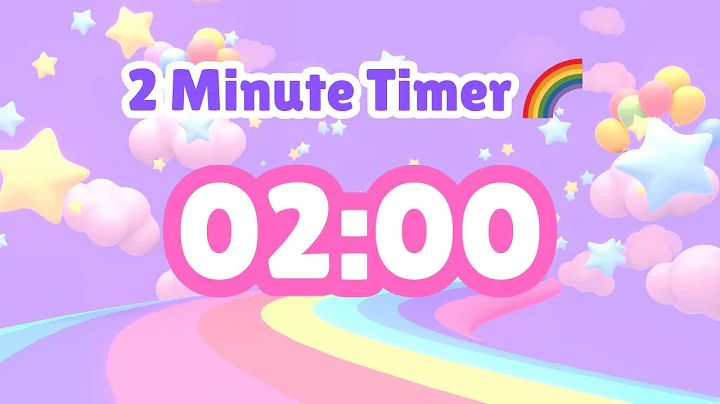 2 Minute Timer | Colorful Rainbow 2 Minute Countdown